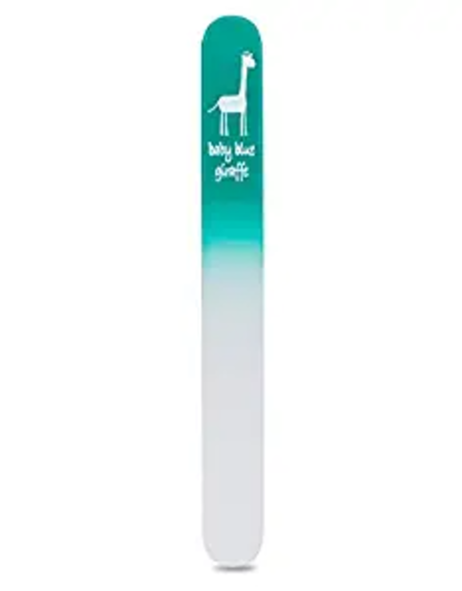 Blue Giraffe Glass Nail Files