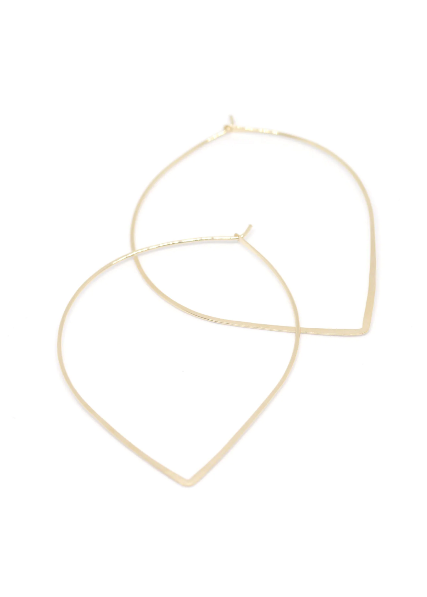 Favor Jewelry Petal Hoop Earrings