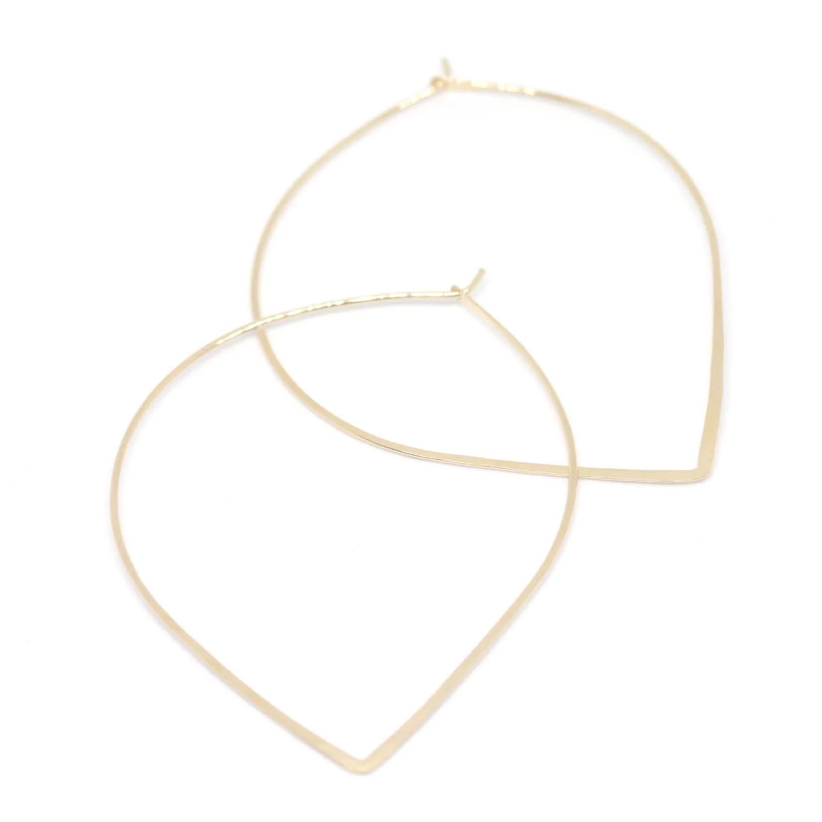 Favor Jewelry Petal Hoop Earrings