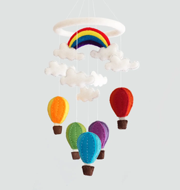The Winding Road Wool Mobile - Hot Air Balloon