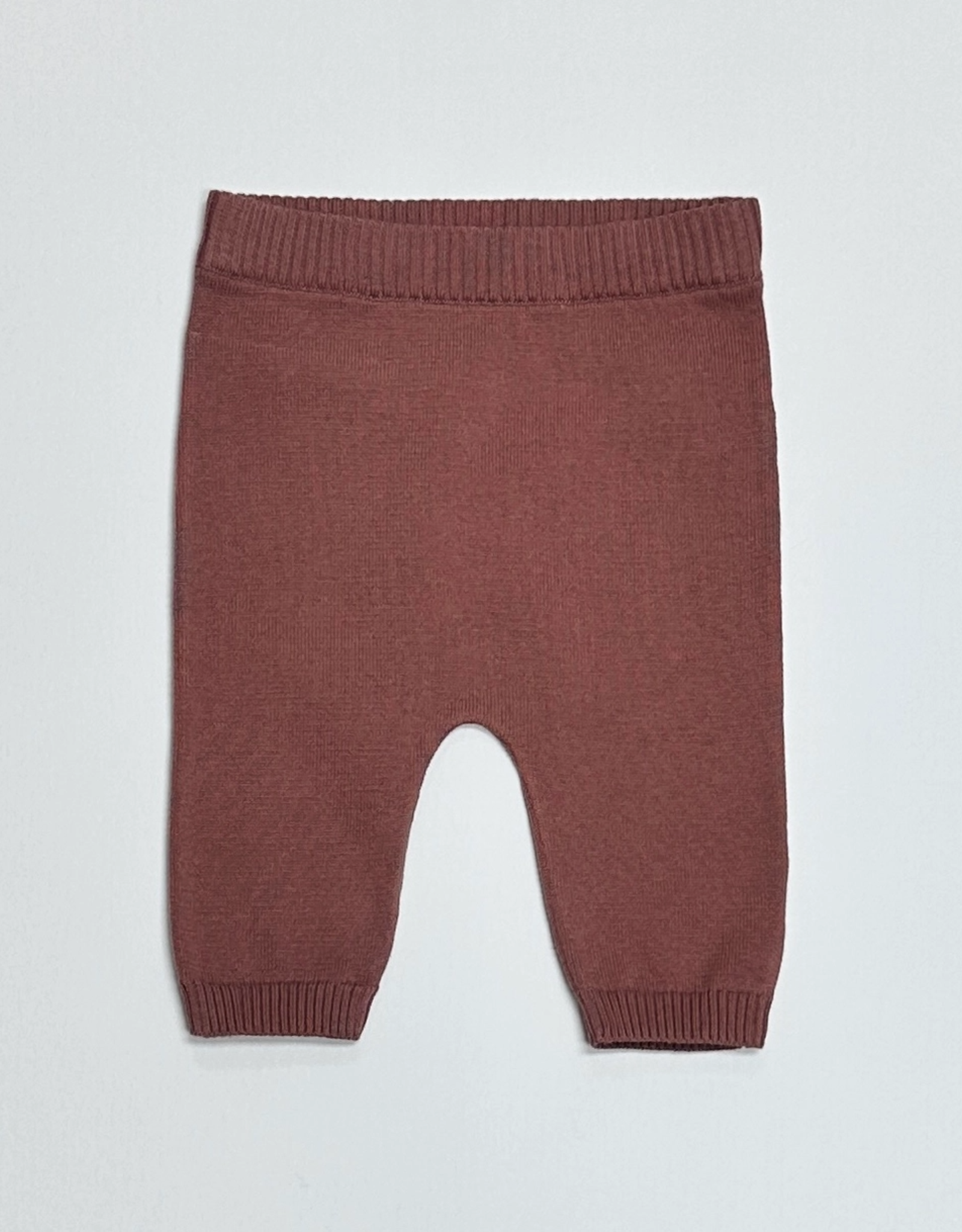 Viverano Baby Side Pocket Sweater Knit Pants - Apple Spice