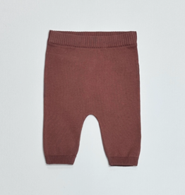 Viverano Baby Side Pocket Sweater Knit Pants - Apple Spice