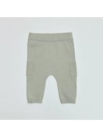 Viverano Baby Side Pocket Sweater Knit Pants- Stone