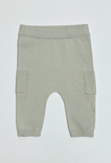 Viverano Baby Side Pocket Sweater Knit Pants- Stone