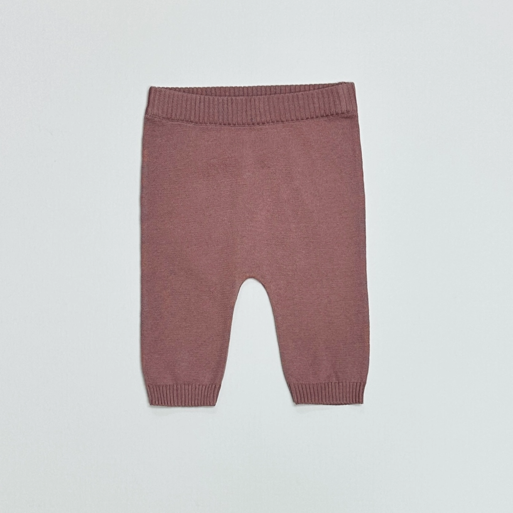 Viverano Baby Side Pocket Sweater Knit Pants- Vintage Rose