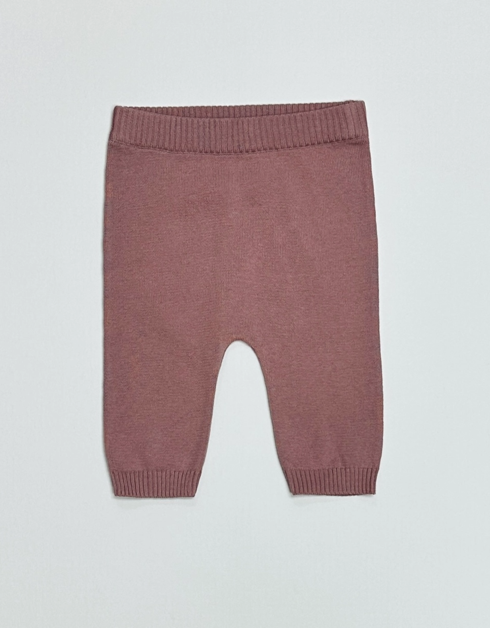 Viverano Baby Side Pocket Sweater Knit Pants- Vintage Rose