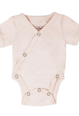 L'oved Baby Short Sleeve Kimono Bodysuit -Blush