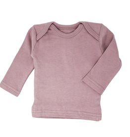 L'oved Baby Organic Cotton Long Sleeve Shirt- Lavender