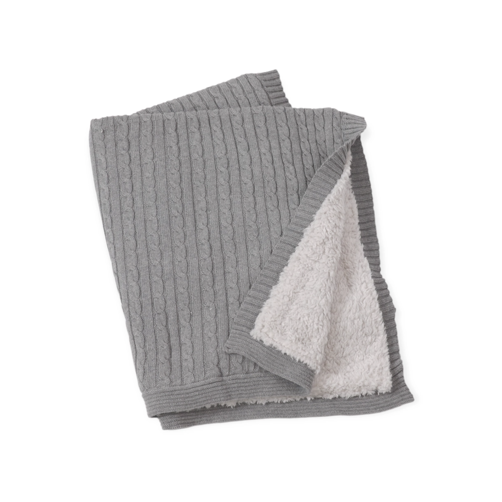 Viverano Cozy Sherpa Knit Blanket