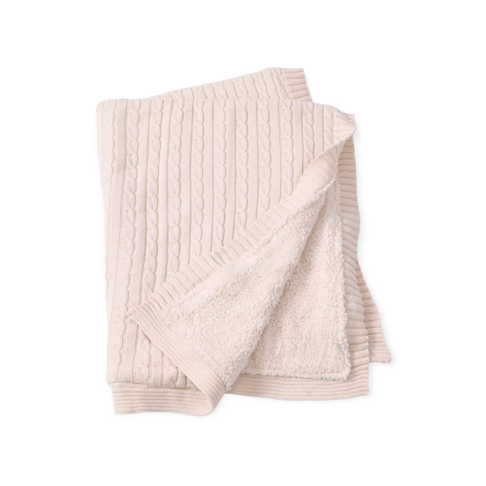 Viverano Cozy Sherpa Knit Blanket