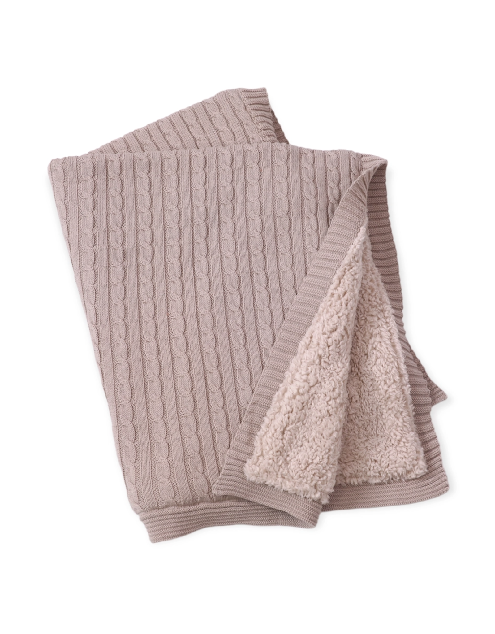 Viverano Cozy Sherpa Knit Blanket