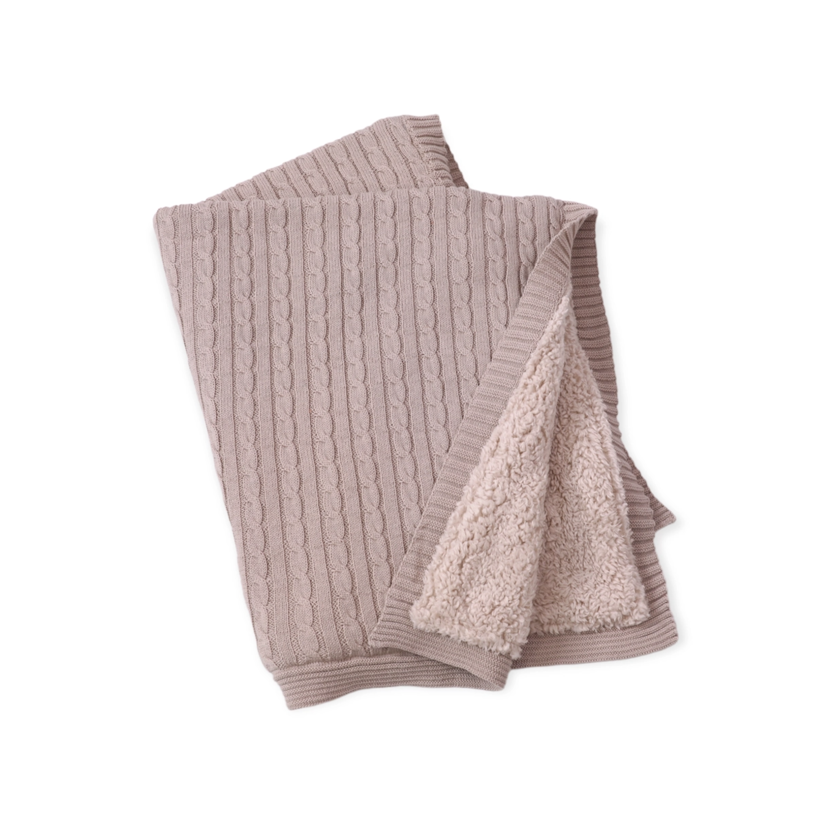 Viverano Cozy Sherpa Knit Blanket