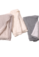 Viverano Cozy Sherpa Knit Blanket