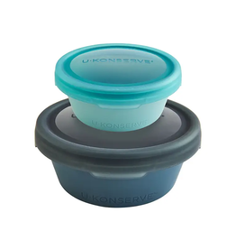 U Konserve Bounce Box Round Duo |-20oz Night Harvest & 8oz Seafoam