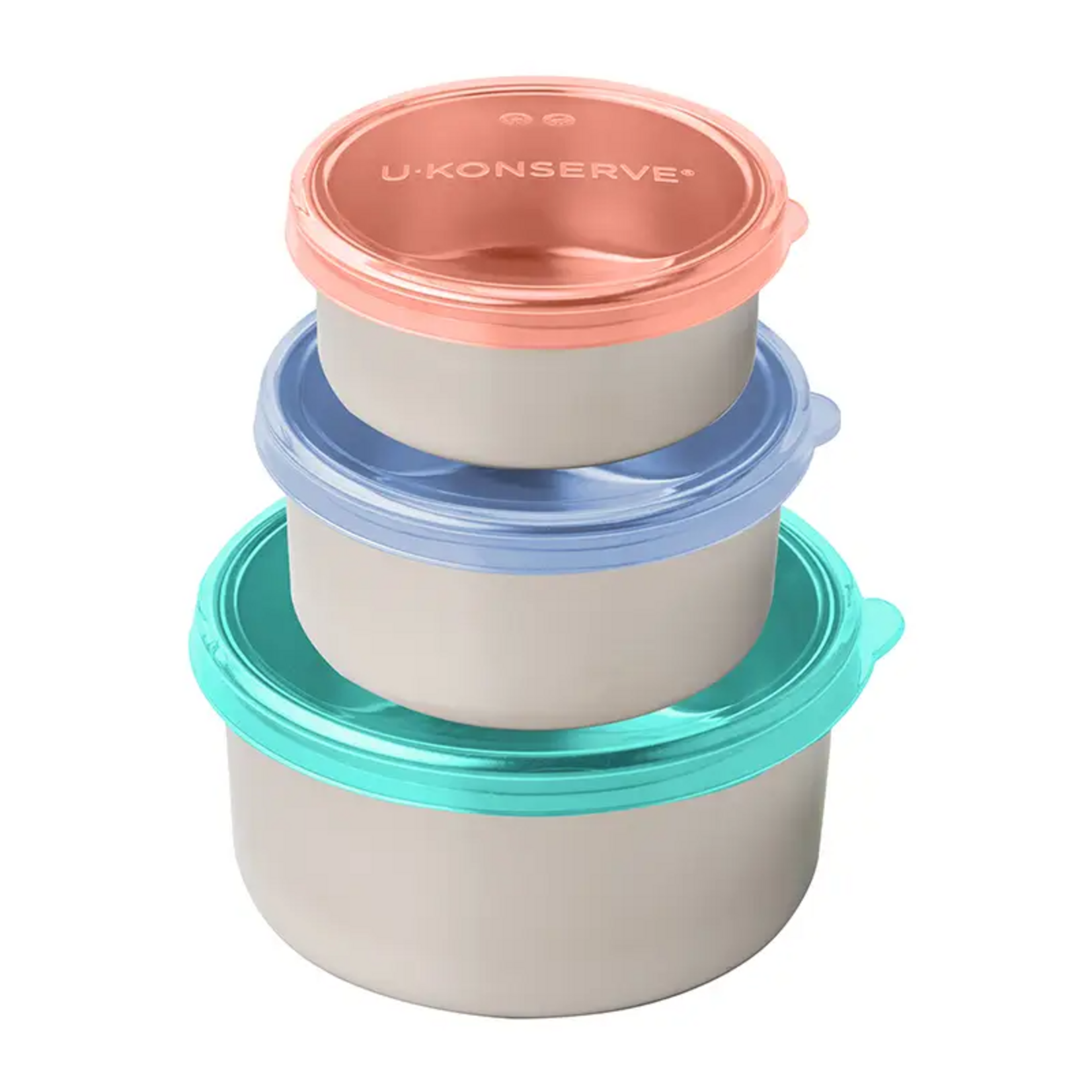 U Konserve Nesting Trio - Tropical Sky Silicone Lids
