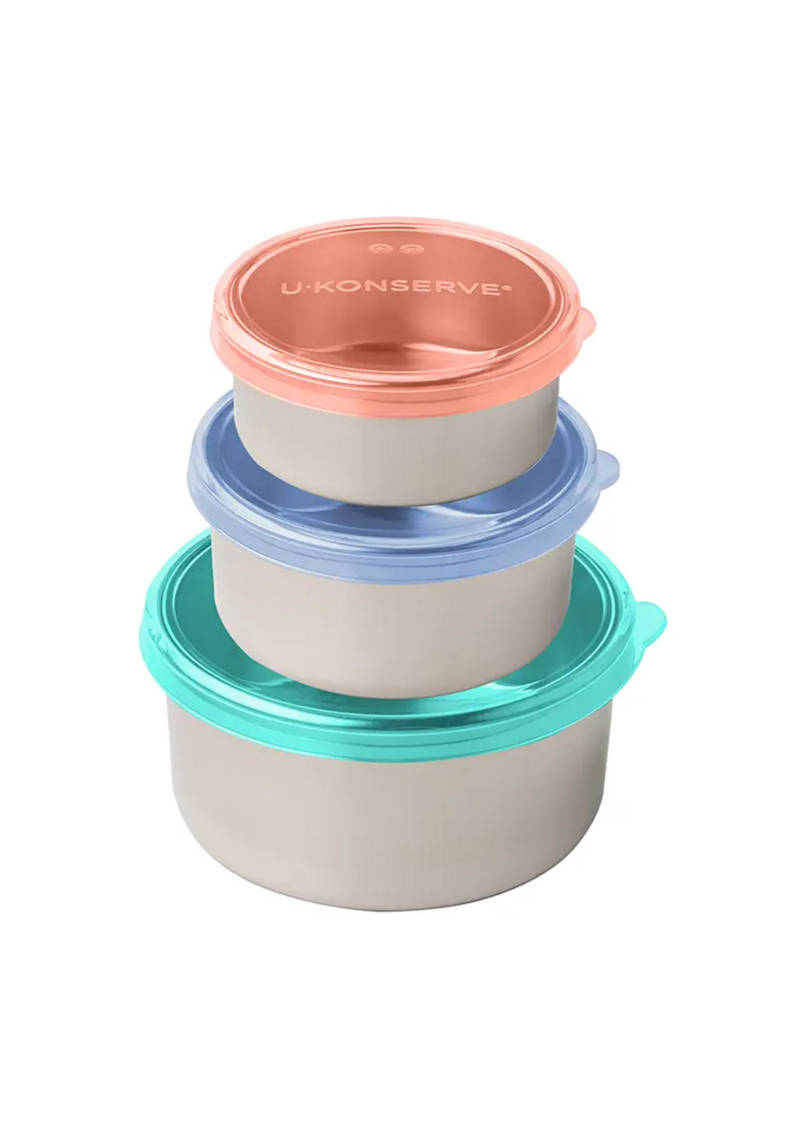 U Konserve Nesting Trio - Tropical Sky Silicone Lids