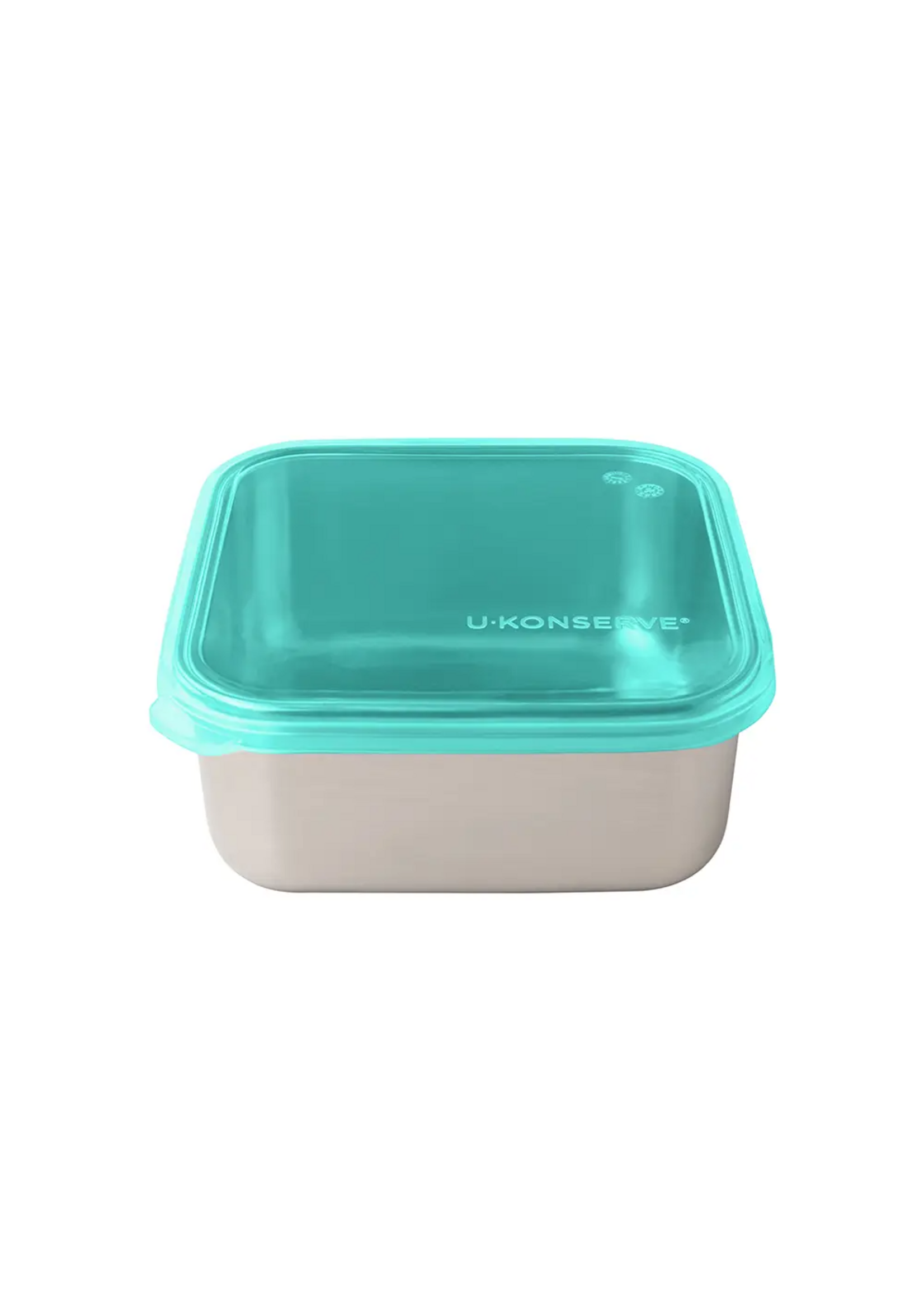 U Konserve Square To-Go Container - Island Teal - 30 oz
