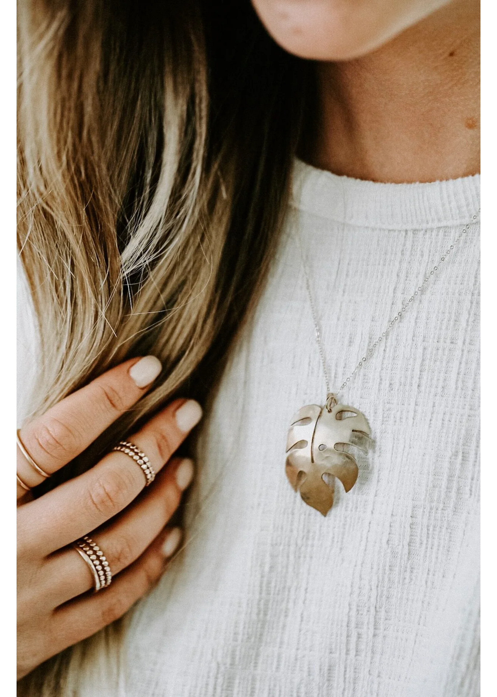 Fern Necklace - Gold