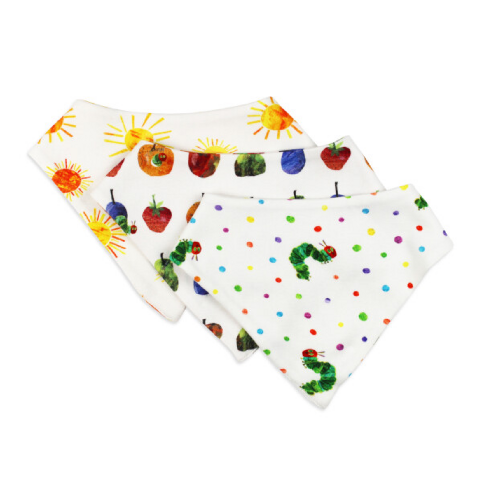 L'oved Baby Hungry Caterpillar 3 Pack Bandana Bib