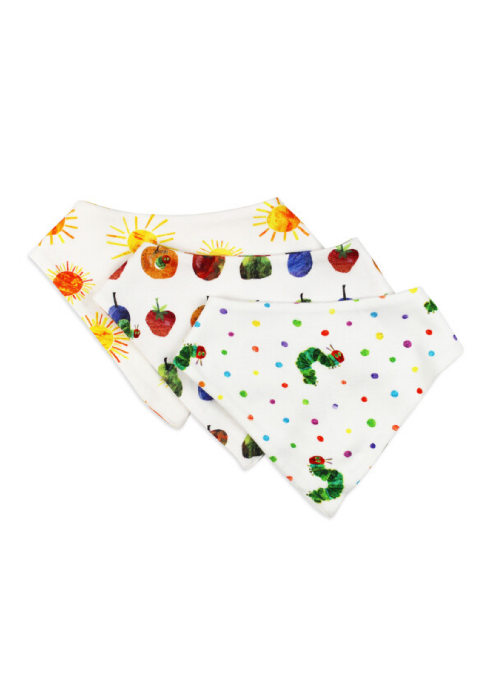 L'oved Baby Hungry Caterpillar 3 Pack Bandana Bib
