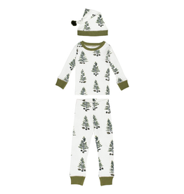 L'oved Baby Kids' PJ & Cap Set Under the Tree