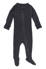 L'oved Baby Thermal Zipper Footie Coal