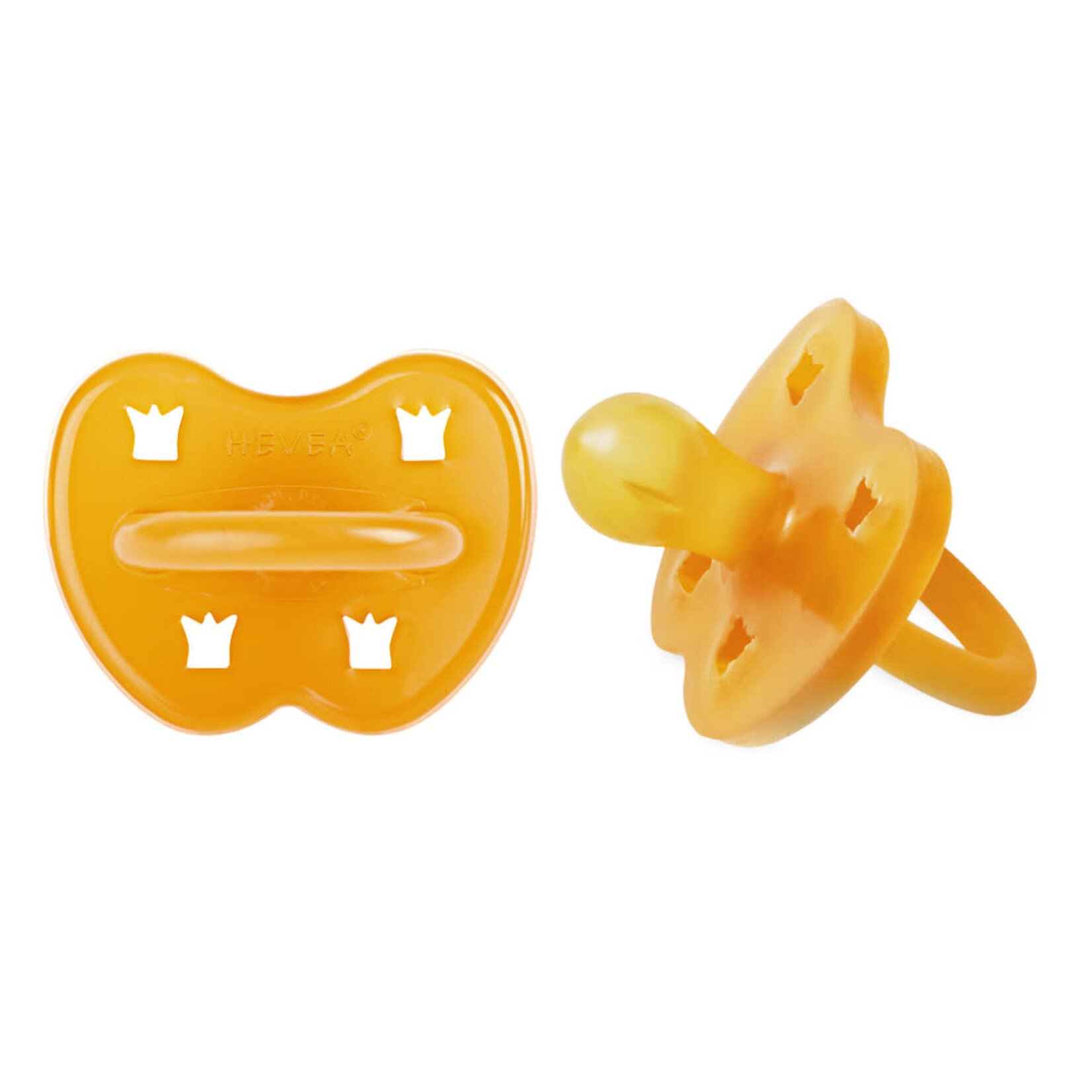 Hevea Round Pacifier 2PK