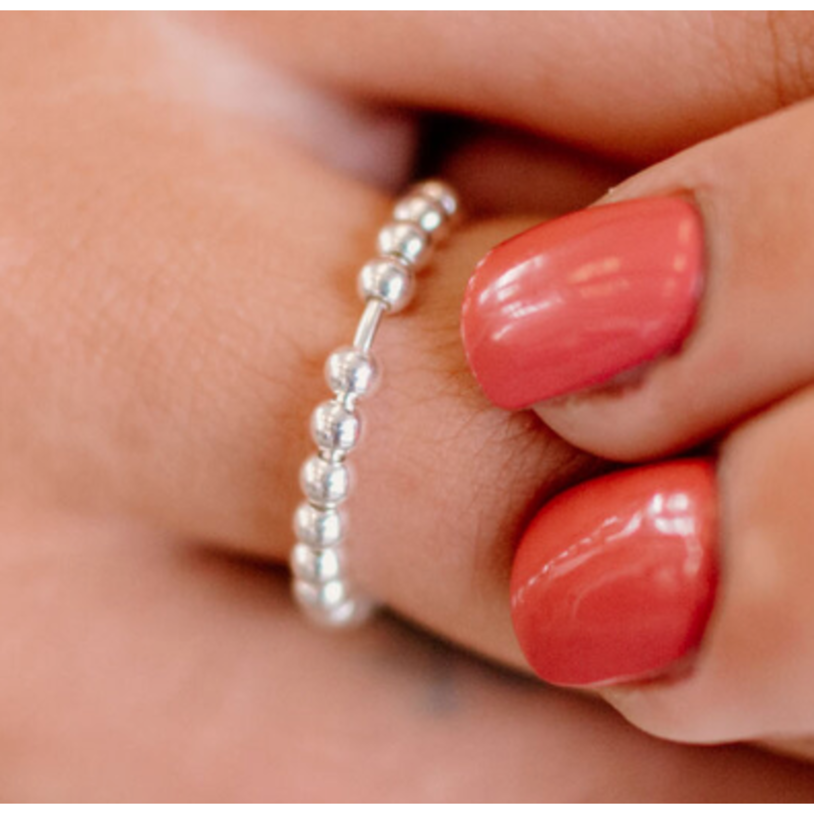 Favor Jewelry Mala Ring Silver