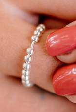 Favor Jewelry Mala Bead Ring Silver
