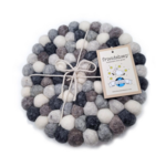 Friendsheep Wool Wool Trivet - Stone