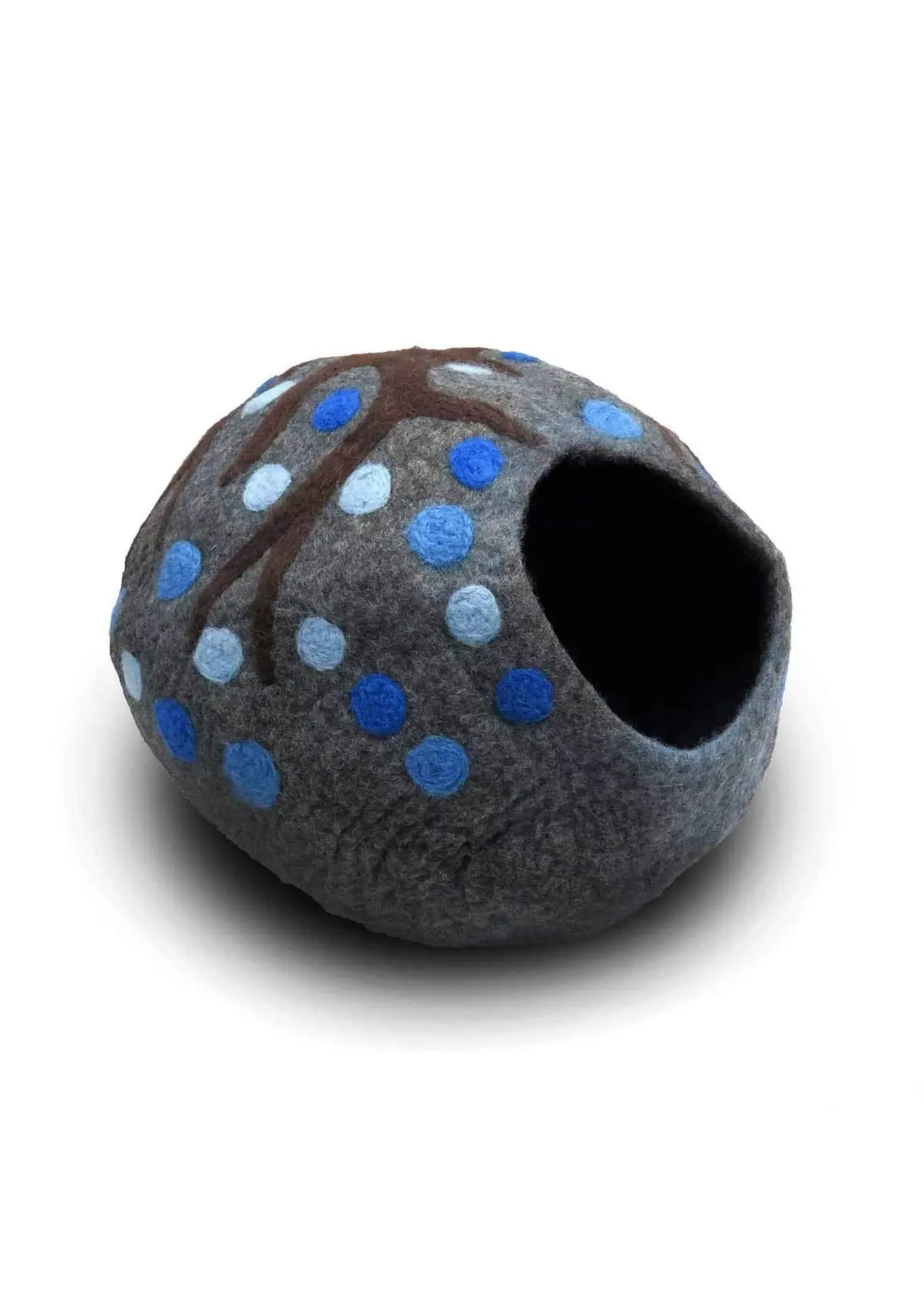 Friendsheep Wool Eco Wool Kitty Cave - Tree Motif