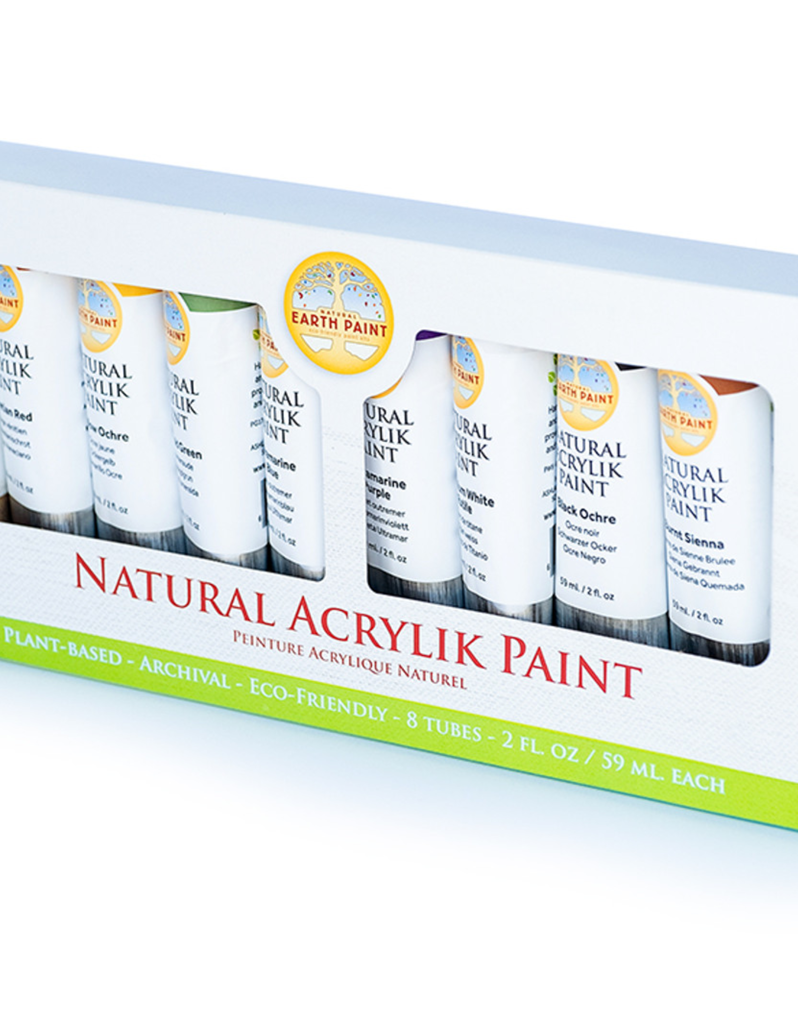 Natural Earth Paint Natural Acrylik Paint Set - Classic Studio Colors