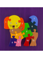 Mr. Ellie Pooh Wooden Puzzle - Puppy
