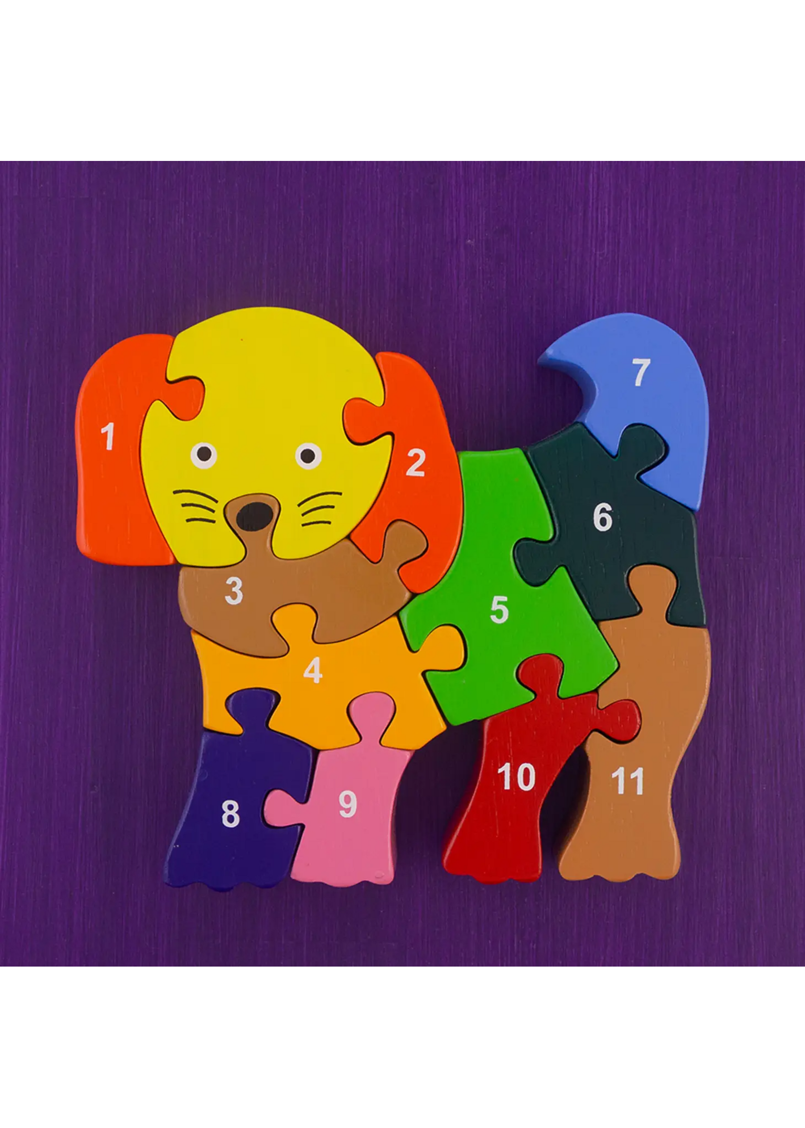 Mr. Ellie Pooh Wooden Puzzle - Puppy
