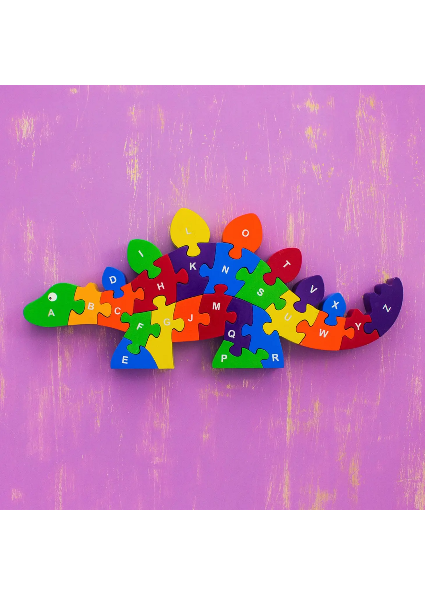 Mr. Ellie Pooh Wooden Puzzle - Stegosaurus