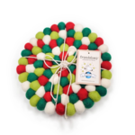 Friendsheep Wool Wool Trivet - North Pole