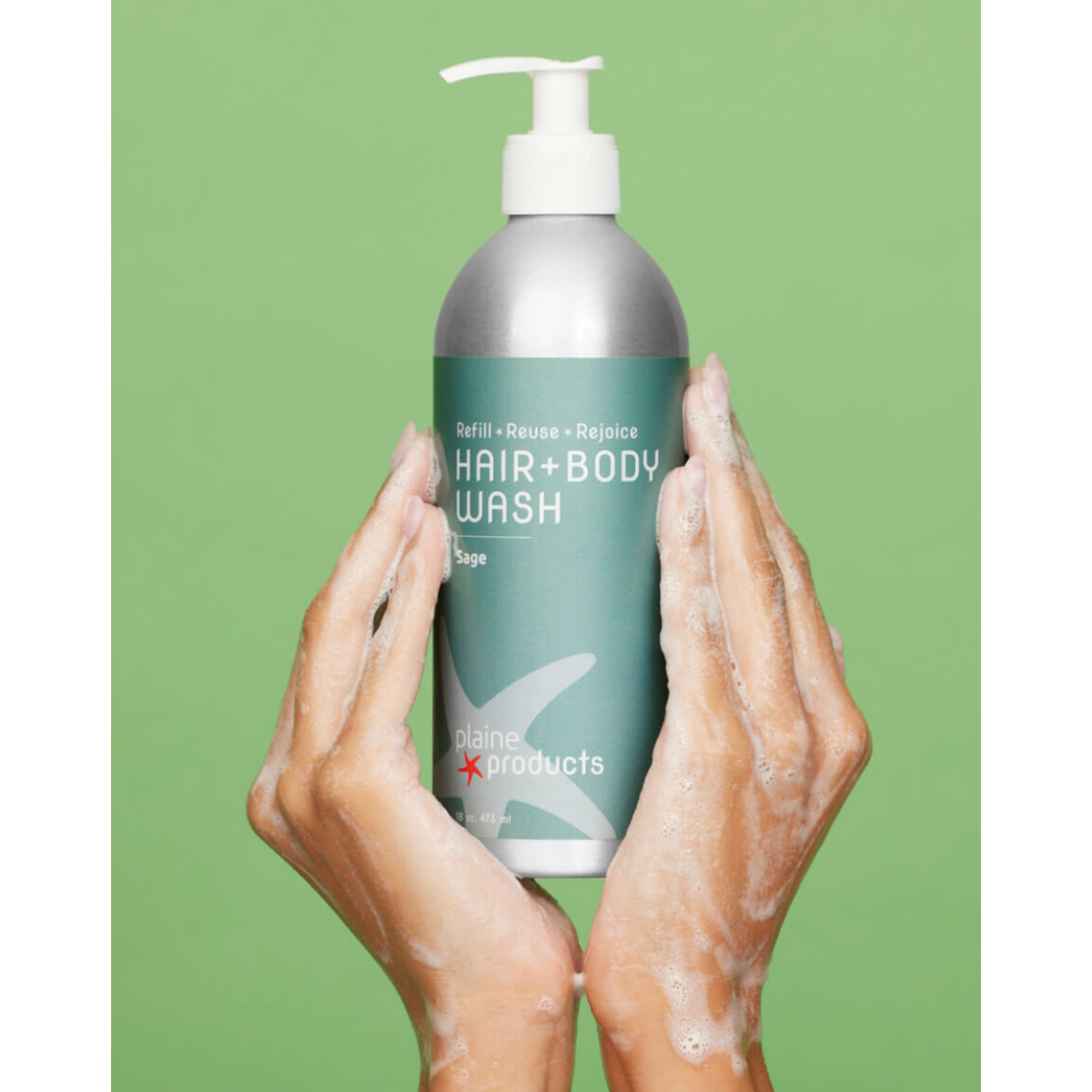 Plaine Products Plaine Sage Shampoo & Body Wash 16oz