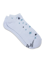 Conscious Step Ankle Socks That Give Books (Blue Stars)