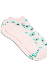 Conscious Step Ankle Socks That Provide Meals (Pink Avocados)