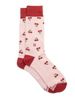 Conscious Step Socks That Support Self Checks (Cherries)