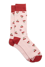 Conscious Step Socks That Support Self Checks (Cherries)