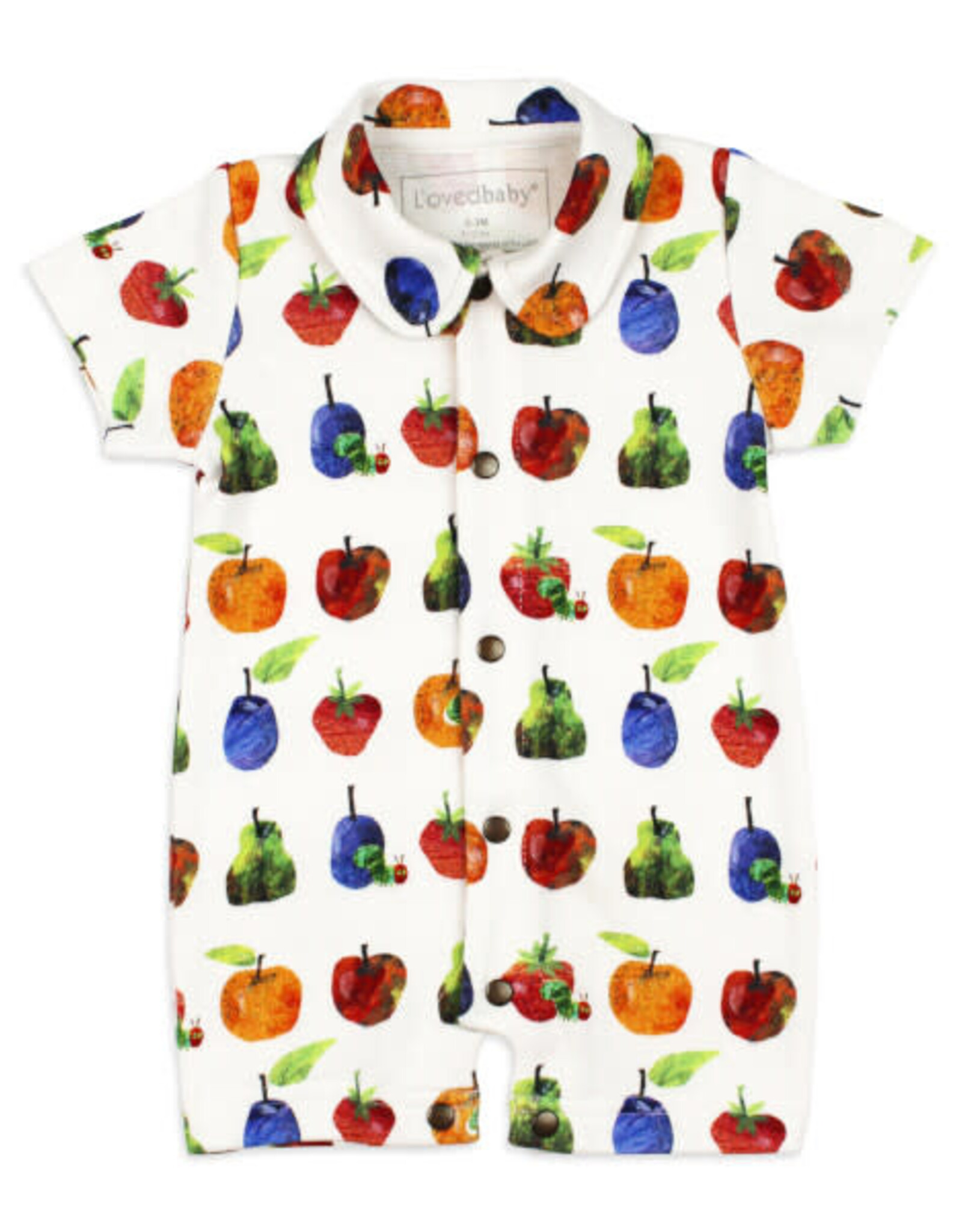 L'oved Baby Short Sleeve Romper Fruit