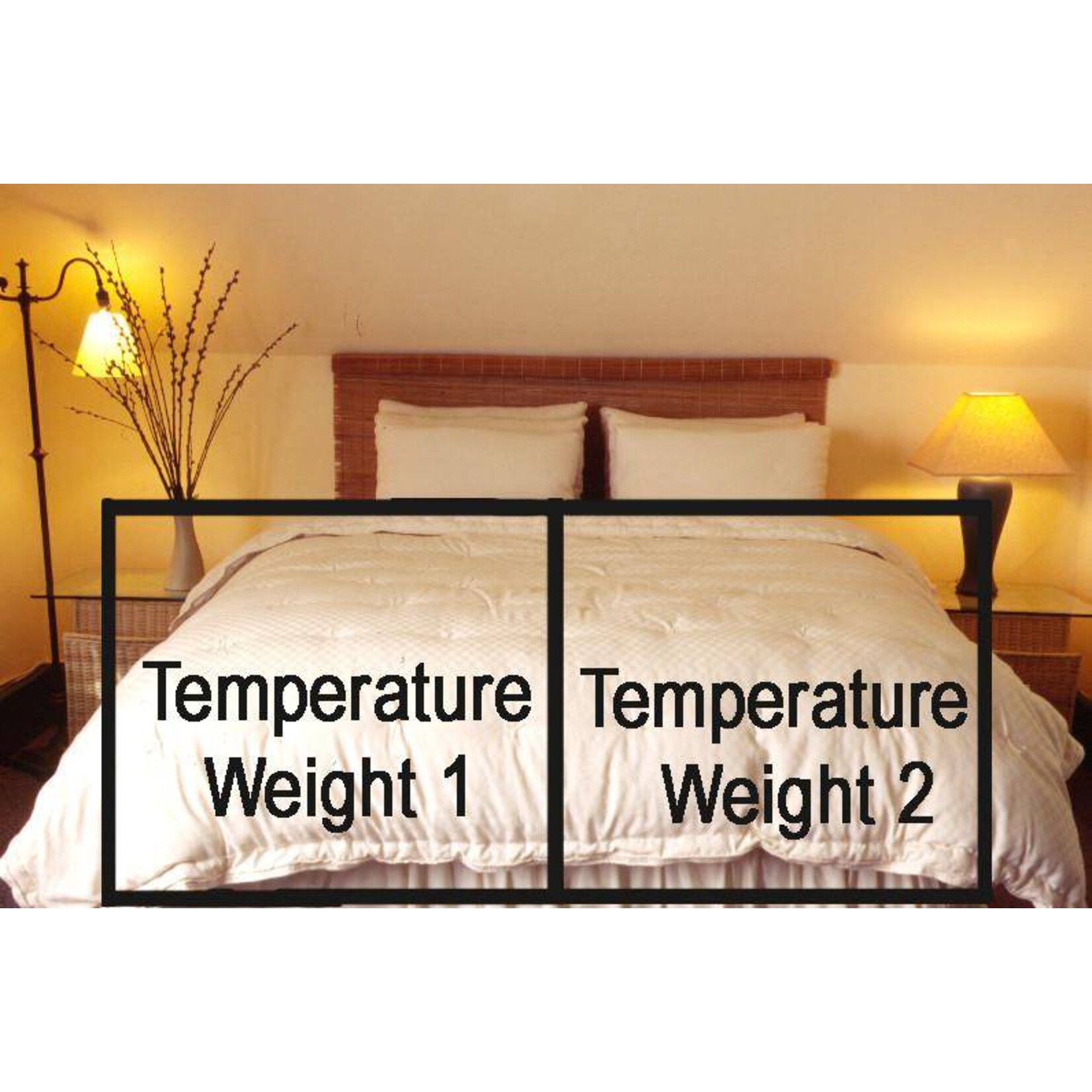 Dual Weight Comforter (Combo #1 - Extra Warmth & Cool Comfort)