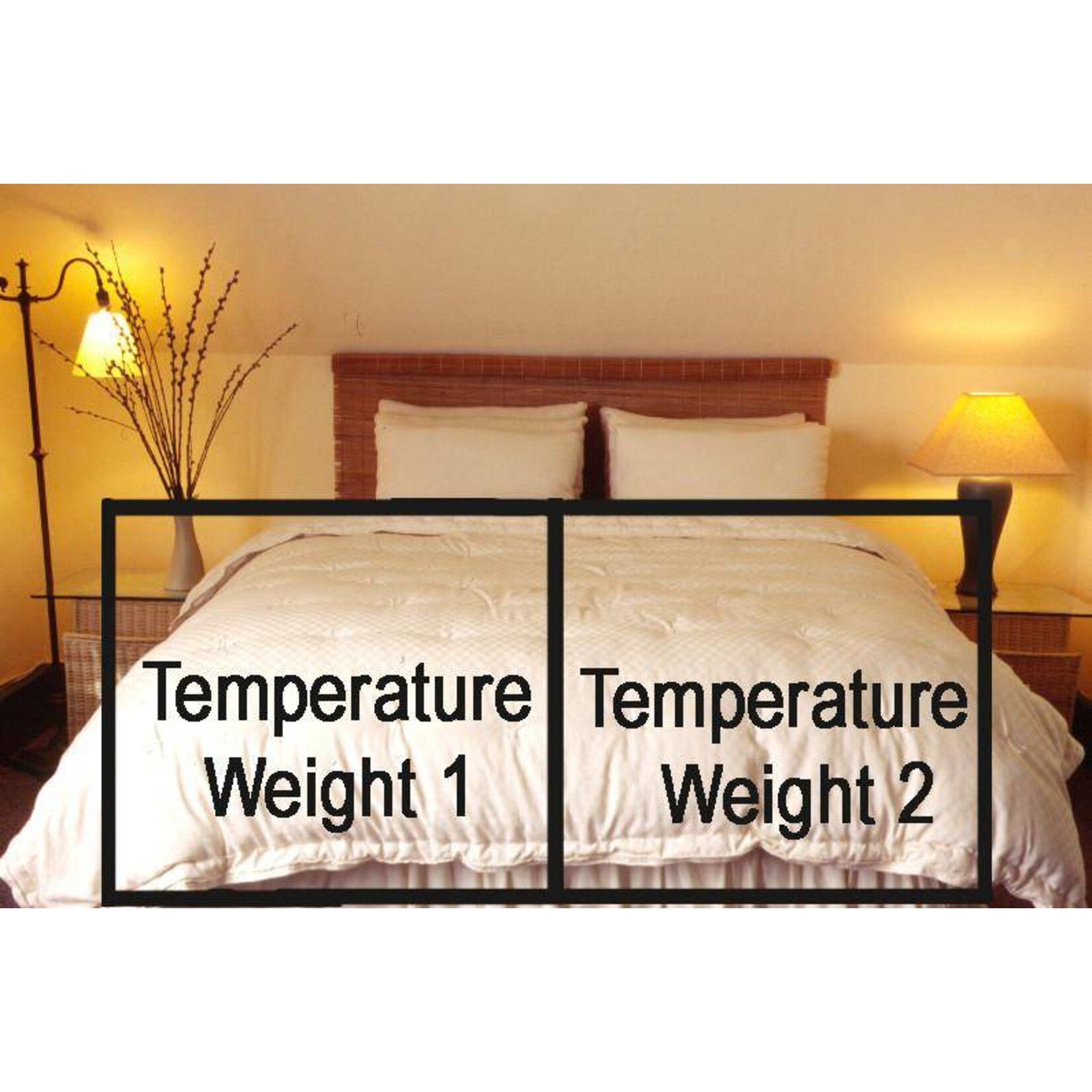 Dual Weight Comforter (Combo #3 - Perfect Comfort & Extra Warmth)