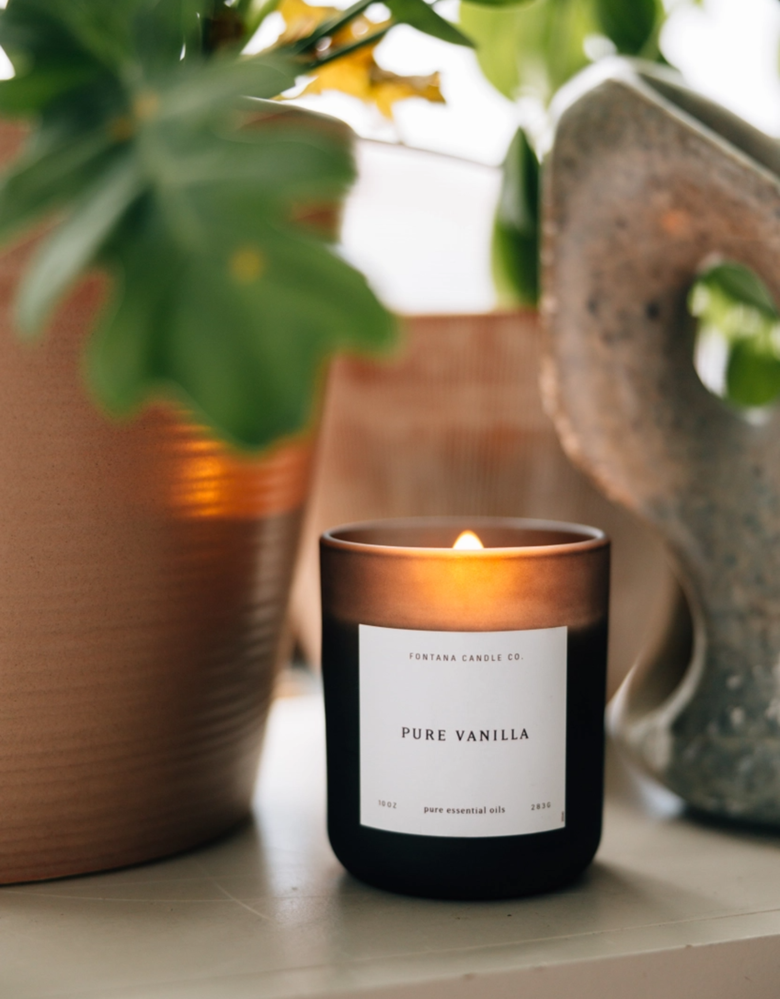 Fontana Candle Co LUXE Pure Vanilla Candle 10oz