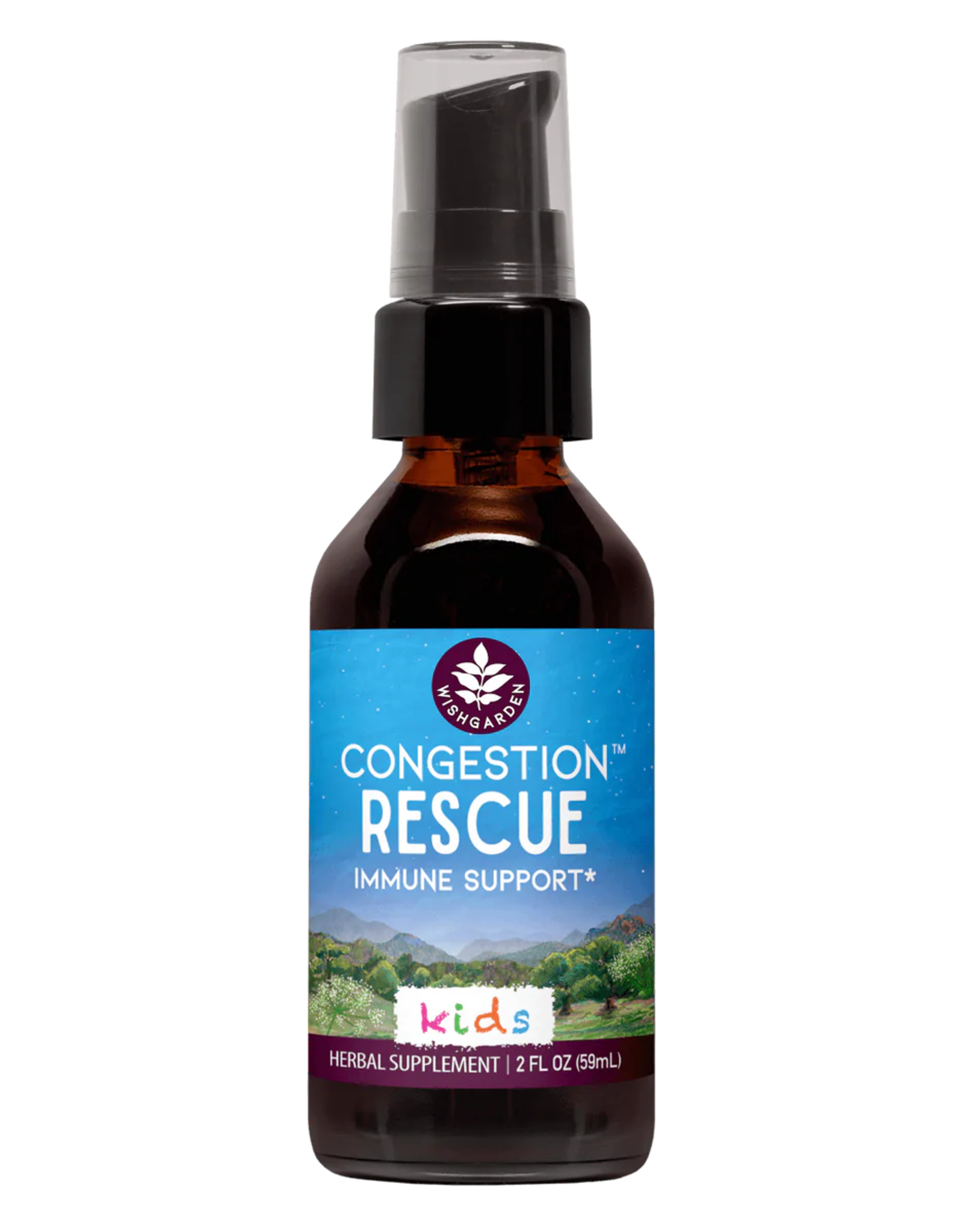Wishgarden Herbs Wishgarden Herb Blends 2oz Congestion Rescue Immune Support for Kids