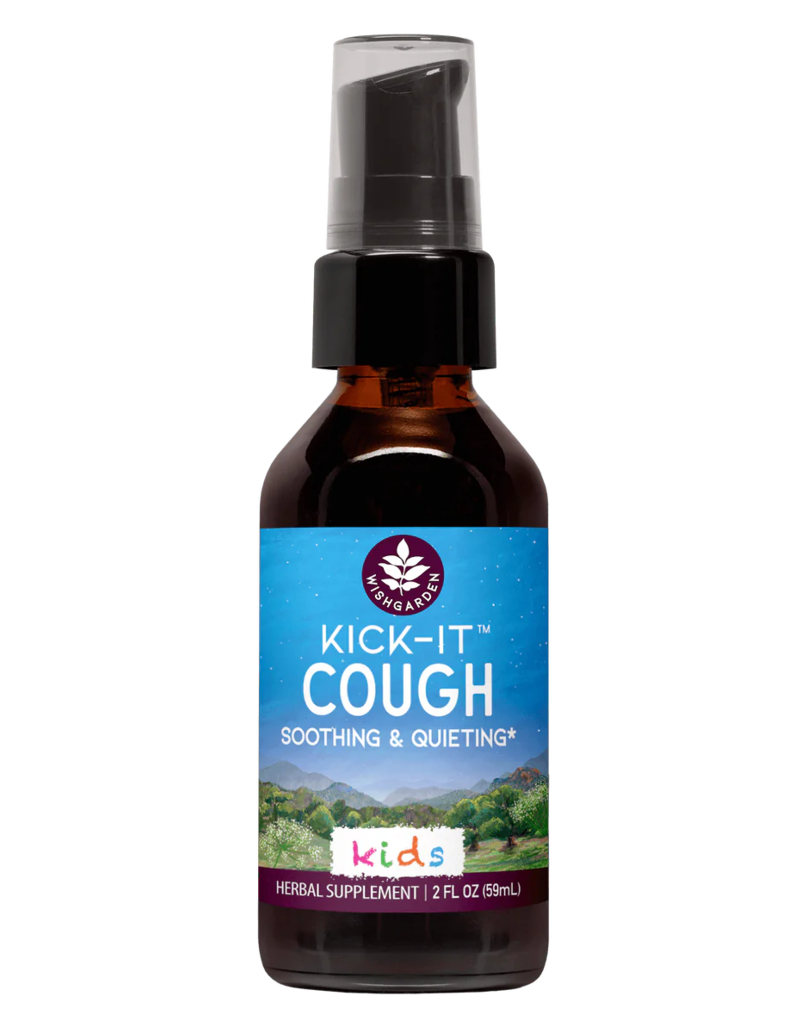 Wishgarden Herbs Wishgarden Herb Blends 2oz Kick-It Cough Soothing and Quieting for Kids