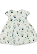 Viverano Mouse Cap Sleeve Baby Dress + Bloomer Set