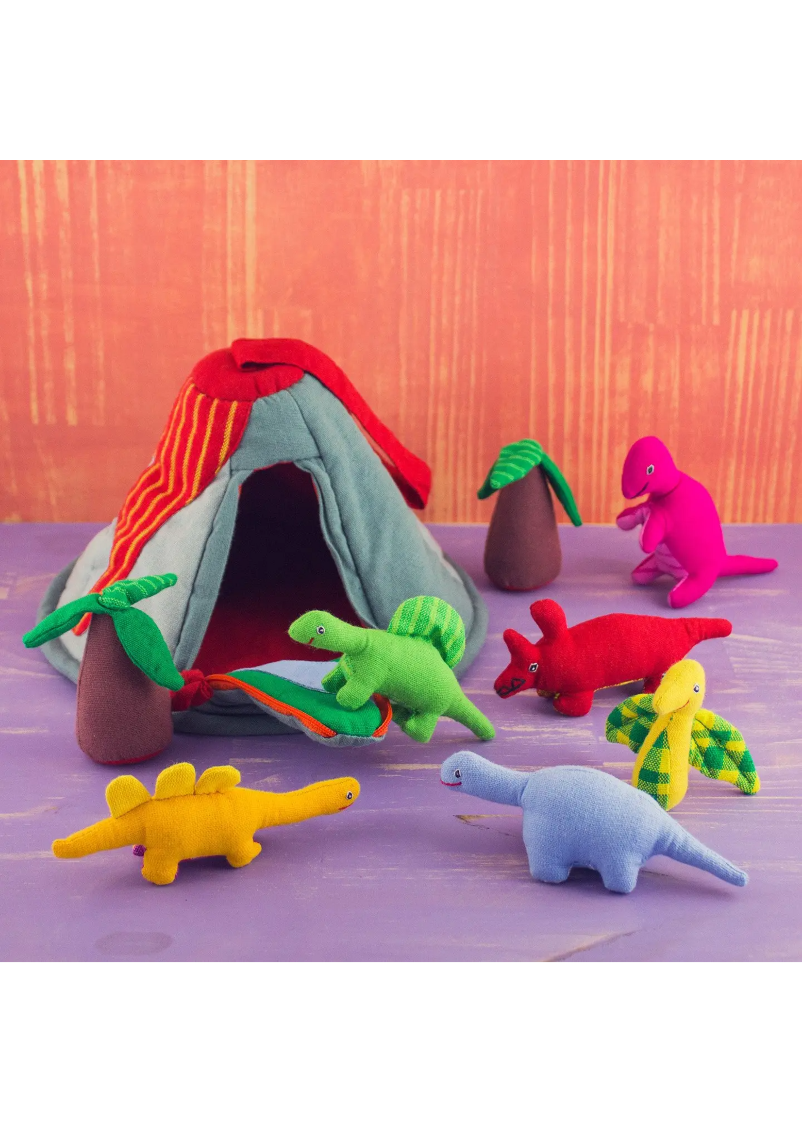 Mr. Ellie Pooh Organic Cotton Playhouse Dinosaurs