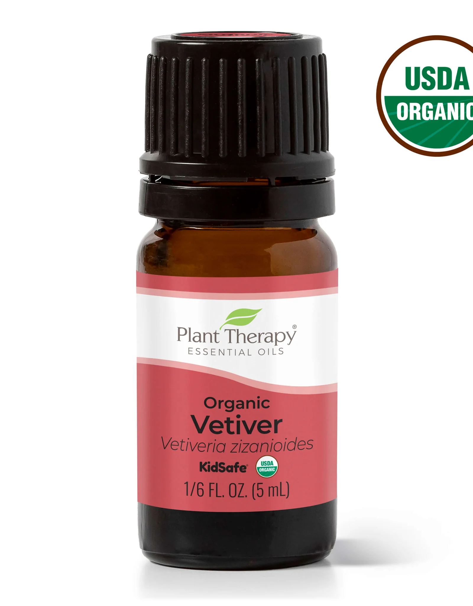 Plant Therapy Organic Vetiver Essential Oil 5ml